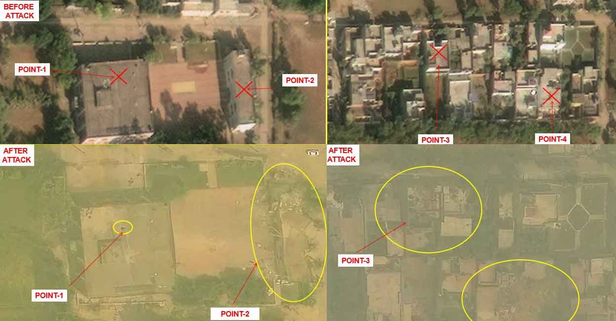 muridke-terror-camp2 Muridke terror camp before and after attack. Visuals released by Indian Army.