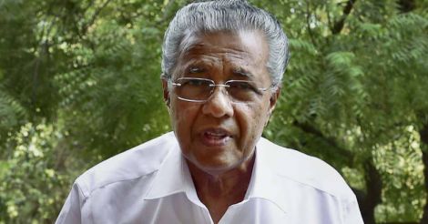 Is Pinarayi clinging to the cross?