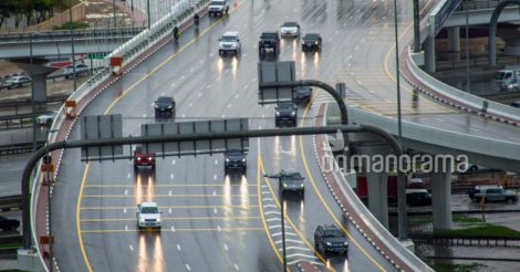 Heavy rains in Dubai