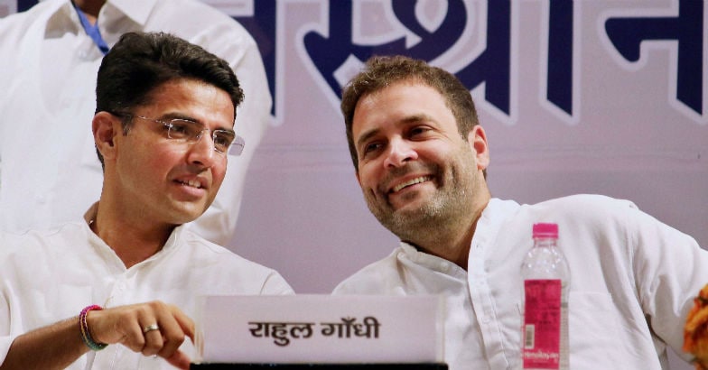 Sachin Pilot with Rahul Gandhi