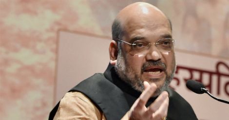 Vehicle in Amit Shah's convoy hits cow in Odisha