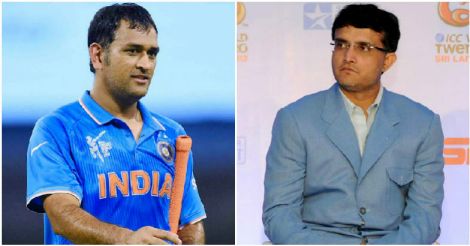 Dhoni and Ganguly