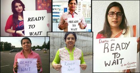 Sabarimala row: Women devotees say they're #ReadyToWait