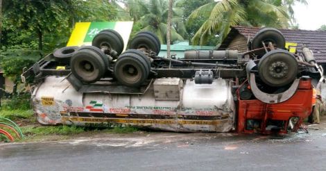 Fuel tanker mishap in Malappuram