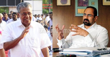 Rajeev Chandrasekhar lauds Pinarayi's move against political violence