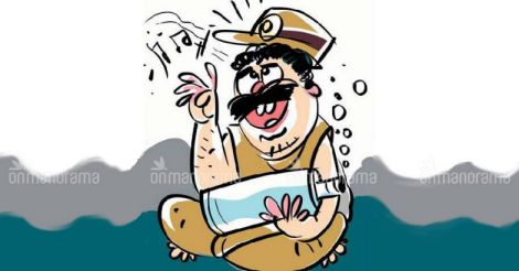 Cop lands in soup after boozy concert in toddy shop