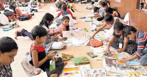 Hundreds of kids take part in Balarama's painting competition