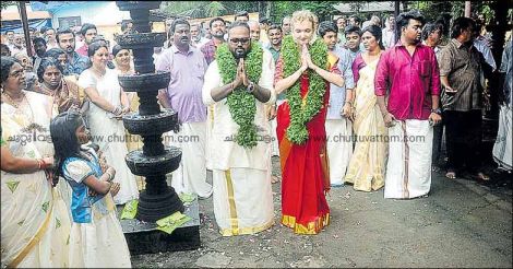 From Russia with love: Maria Kistikova’s big day in Kerala