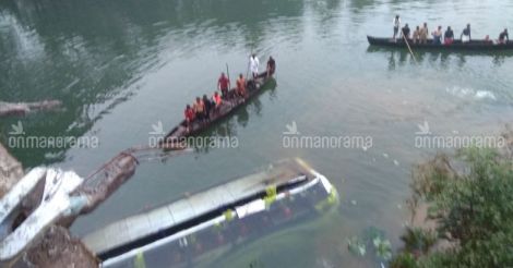 2 people killed as bus falls into river in Kannur