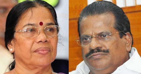 P.K. Sreemathi, E.P. Jayarajan