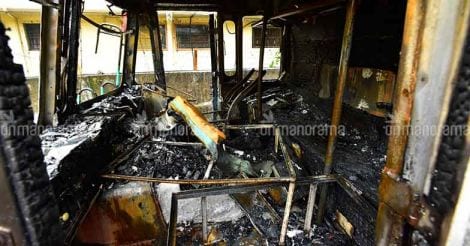 Lorry carrying 20 tons of bleaching powder goes up in flames