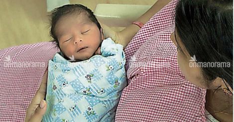 Keralite baby boy born mid-flight hale and hearty