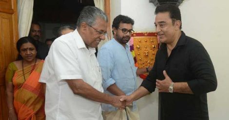 Kamal Haasan calls on Kerala CM Pinarayi, sets off political rumor mills