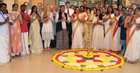 US Embassy in India celebrates Onam with typical Onasadya