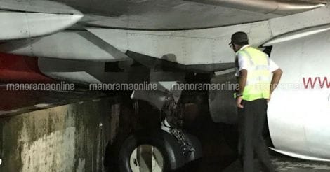 Air India flight skids off runway while landing at Kochi airport | Video