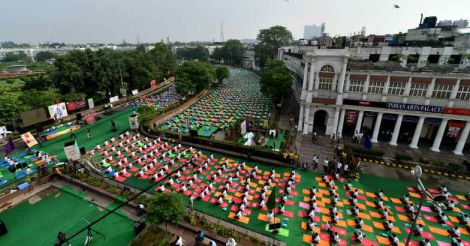 PM Modi leads Yoga Day celebrations in Lucknow