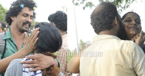Activists smooch, sing and dance at 'Kiss of Love' protest in Kochi
