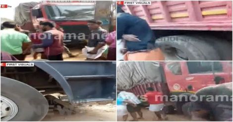 Three schoolchildren killed after lorry rams bus stop in Nilambur