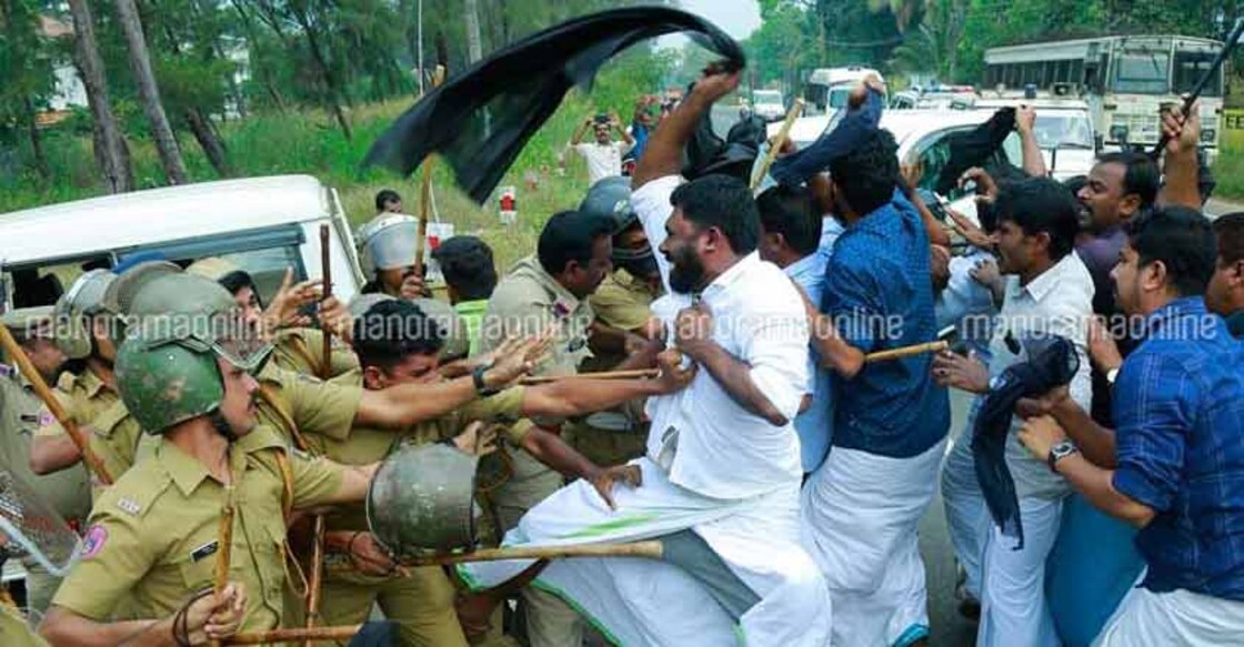 Stones, eggs hurled at K T Jaleel's vehicle