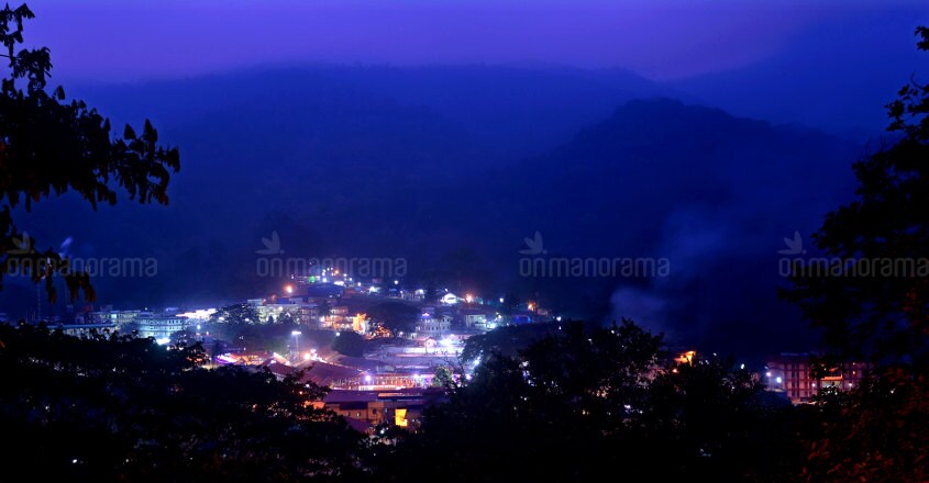 Stages en route to Sabarimala