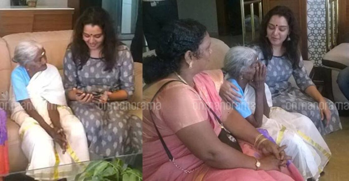 Karthyayani Amma confides her new wish to Manju Warrier
