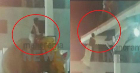 Dramatic video: Rope trick saves priest from jumbo rage 