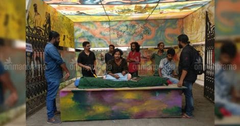 Creative protest by RLV students sets a new model for strike