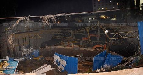 Kochi Metro services hit after building caves in at Kaloor