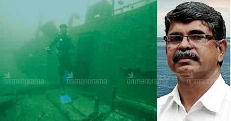 Undersea rail track and other wrecks: This fisherman dives into sunken history