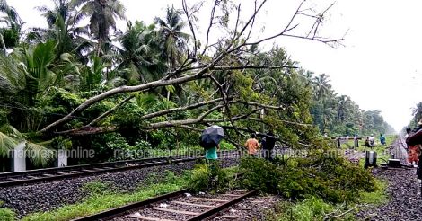  Rain havoc throws rail traffic into disarray in Kerala