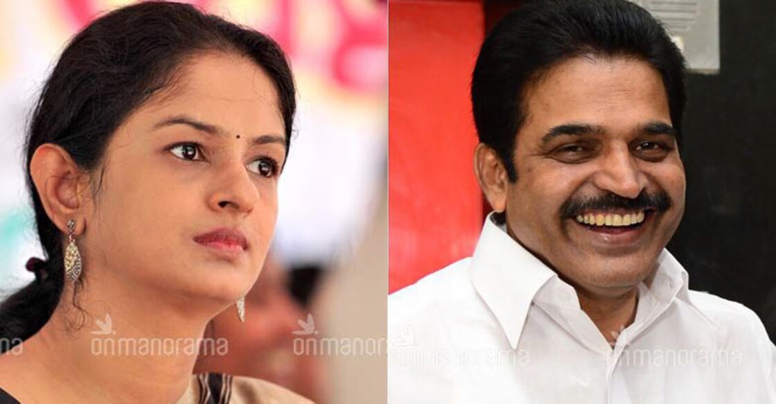 Thiruvananthapuram district collector Dr K Vasuki and K C Venugopal, MP