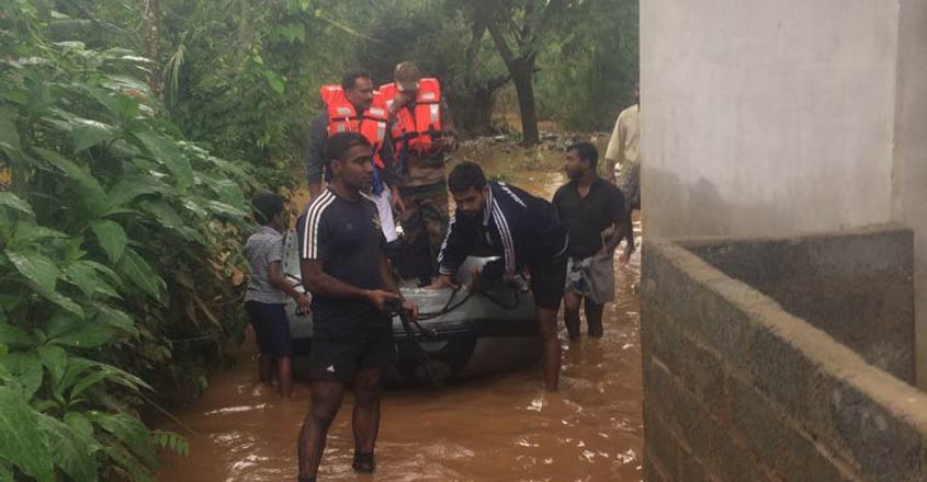 Southern Naval Command launches 'Op Madad' to help flood-hit Kerala Southern Naval Command launches 'Op Madad' to help flood-hit Kerala
