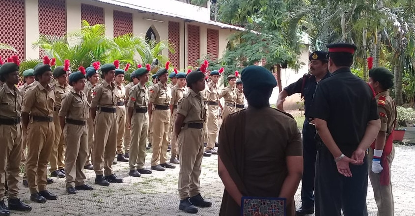 TKM NCC cadets welcome group commander | NCC | TKM college | Kollam ...