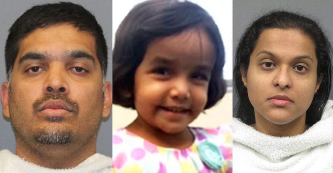 Sherin Mathew parents Sherin Mathew parents
