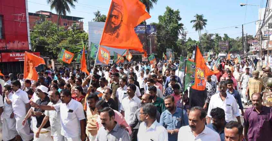 Journalists attacked by Sangh Parivar activists in Kerala