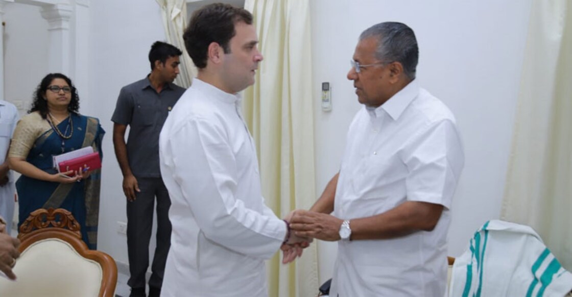 Fresh row erupts in Kerala over Rahul Gandhi's letter praising Kerala govt's  Loka Kerala Sabha