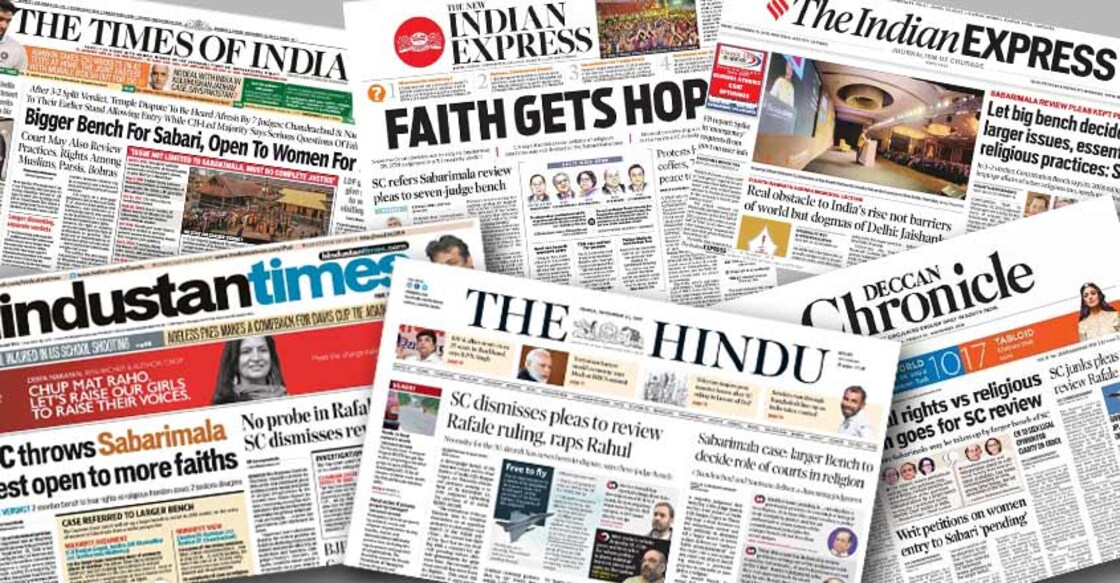 'Faith gets hope': How English newspapers reported Sabarimala verdict