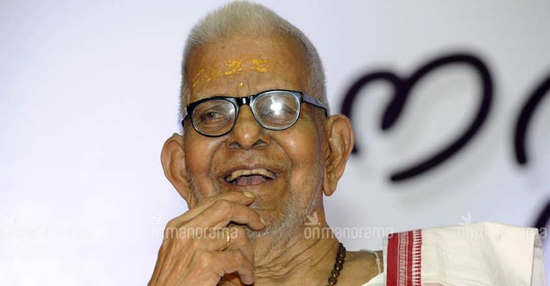 Akkitham Achuthan Nampoothiri wins Jnanpith Award Akkitham Achuthan Nampoothiri wins Jnanpith Award