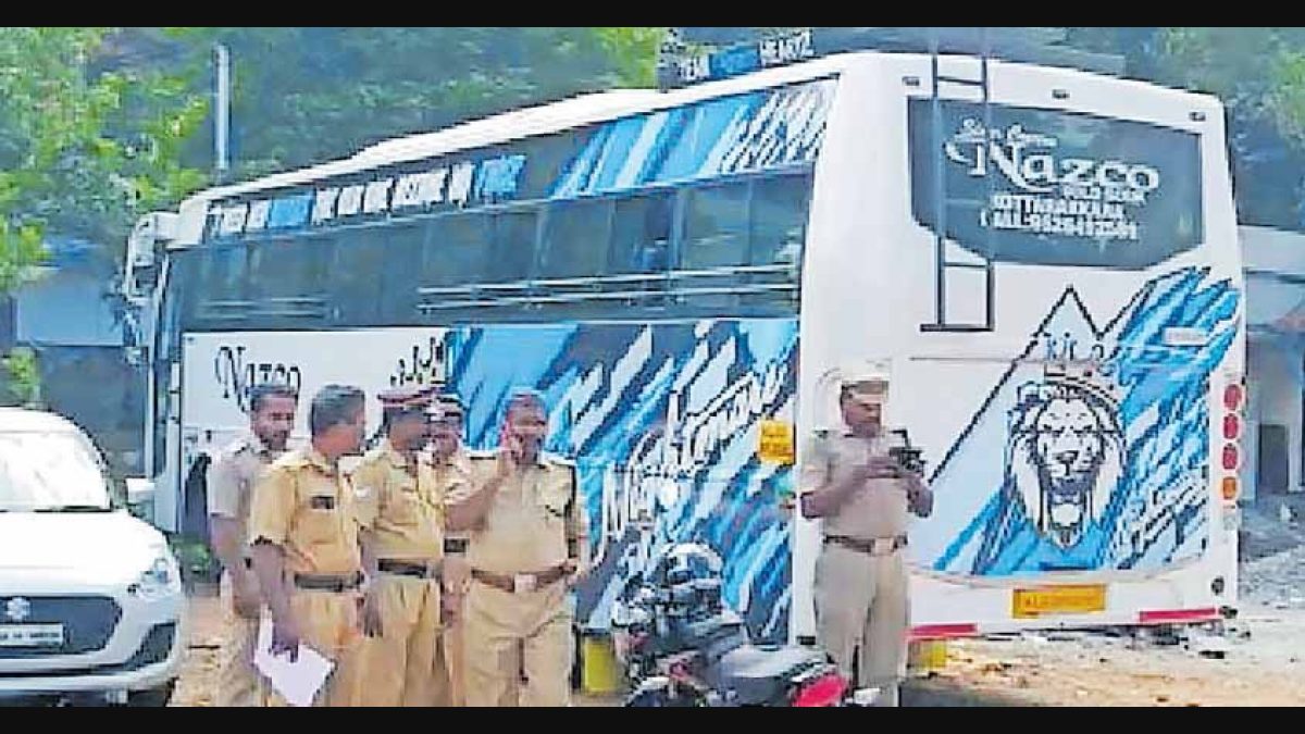 Pictures of Kerala tourist bus having adult film stars painted all over it  go viral - Times of India