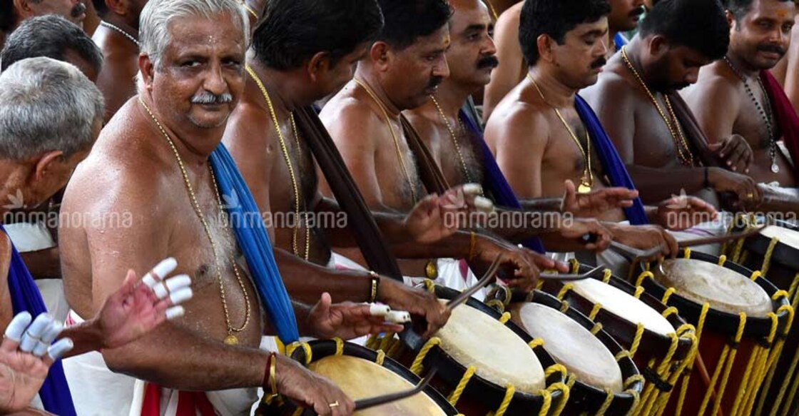 Cacophony over Thrissur Pooram percussion copyrights