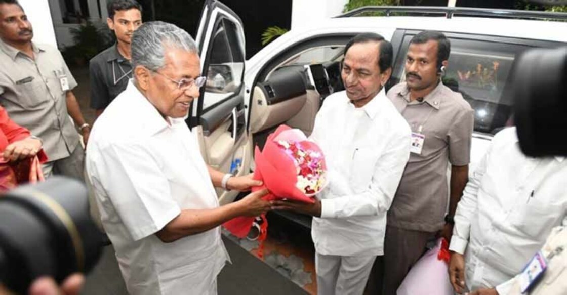 KCR calls on Pinarayi Vijayan. Is new political bloc in the offing?