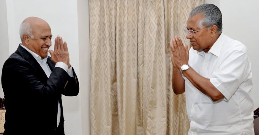 Cosmonaut Rakesh Sharma meets Pinarayi; supports Kerala Space Park