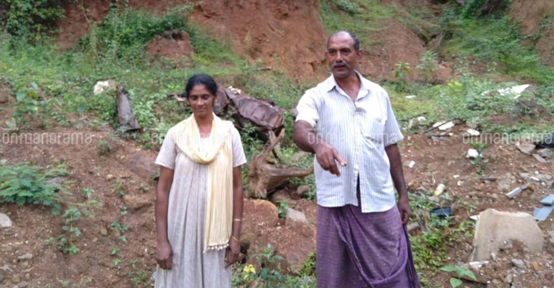 Dream house gone, they live in a godown now