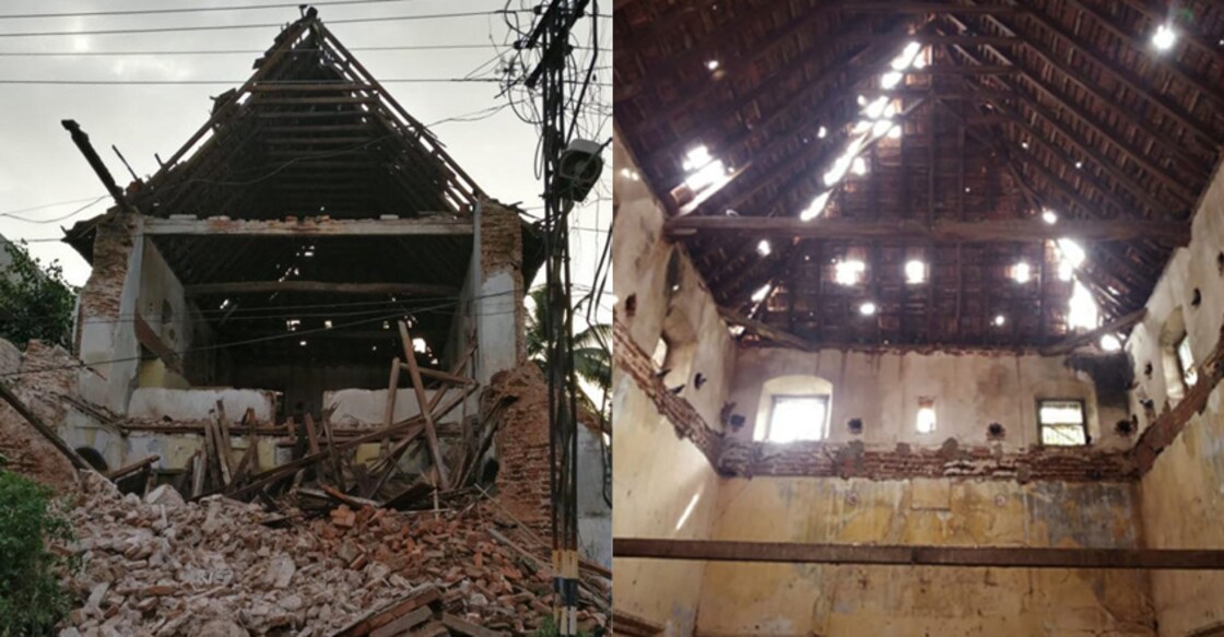 Ancient synagogue of Black Jews in Kochi collapses in heavy rain