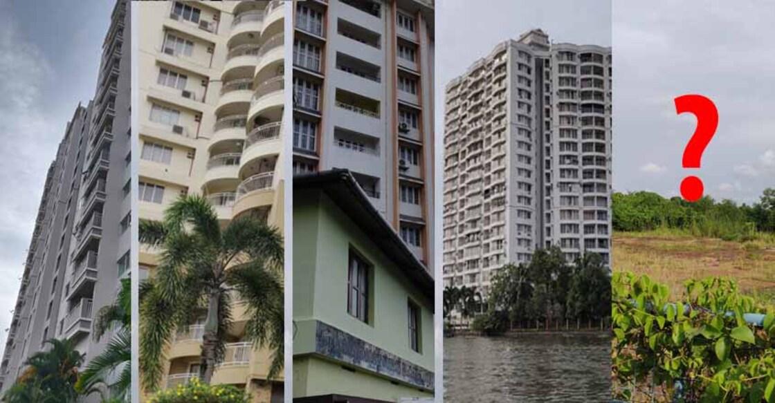 Of 5 Maradu apartments to be demolished, where is the 5th one? 