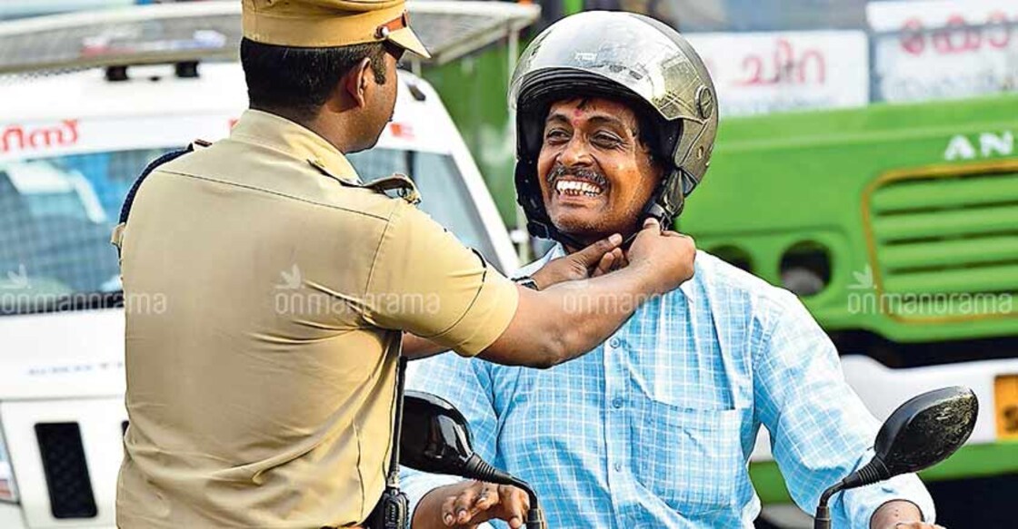 Fine slashed for helmet-less, seat belt-less driving; no cheers for drunk drivers 