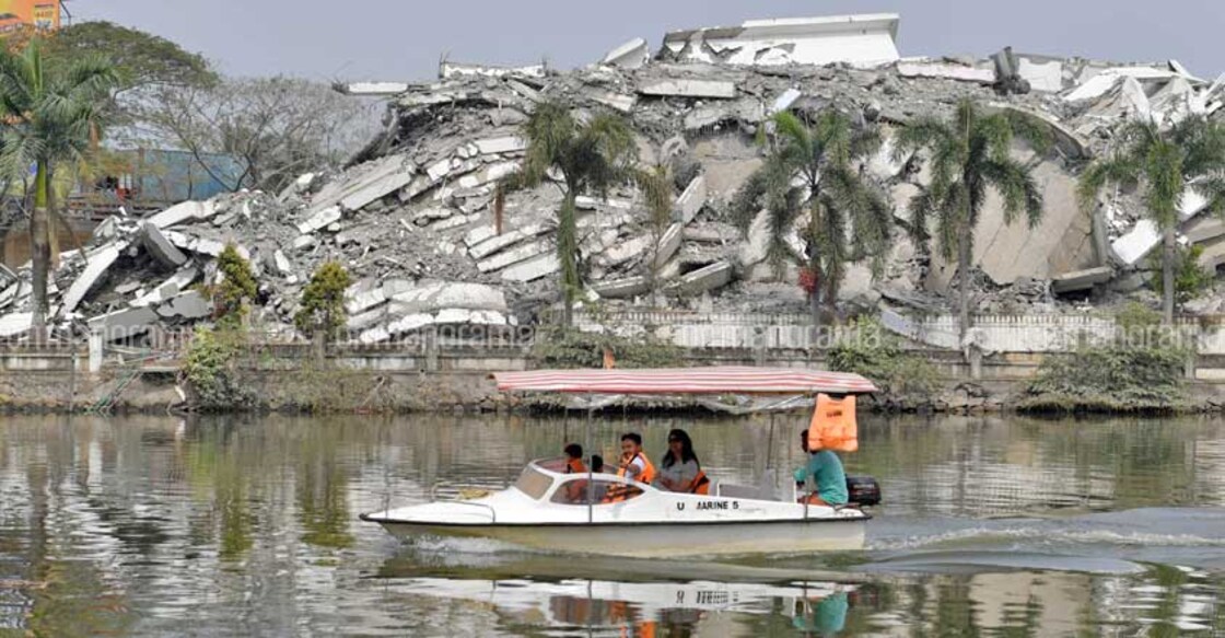 Building materials to be made out of Maradu flat debris soon