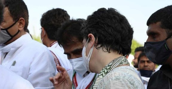 KC Venugopal with Priyanka Gandhi KC Venugopal with Priyanka Gandhi