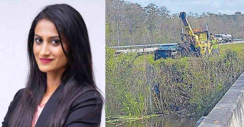 Malayali doctor dies after car falls into alligator-infested canal in US 
