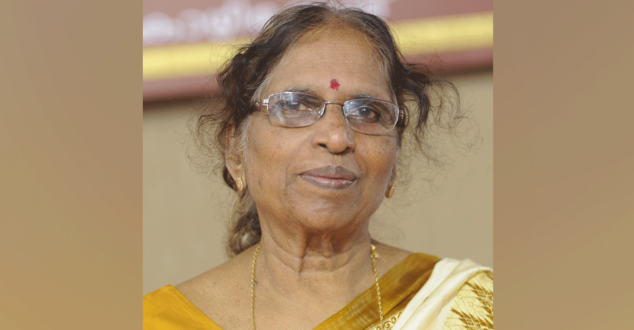 writer-p-valsala-file P Valsala. File photo: Manorama
